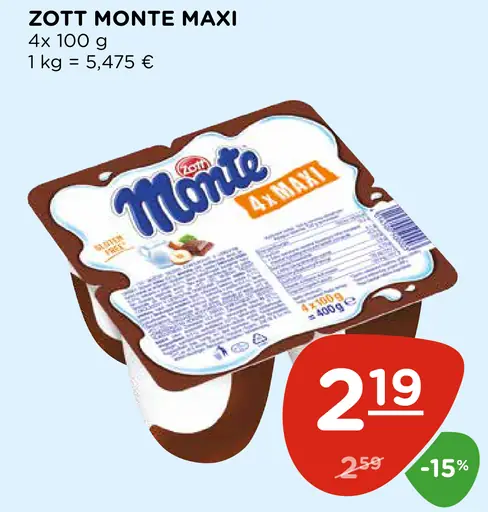 Zott Monte Maxi