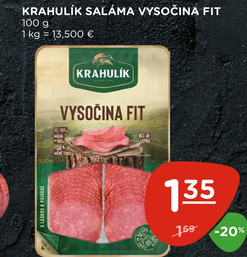 Krahulík saláma Vysočina Fit