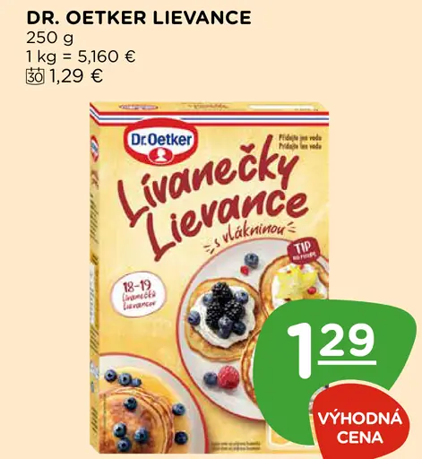 Dr. Oetker lievance