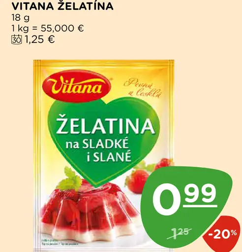 Vitana želatína na sladké i slané