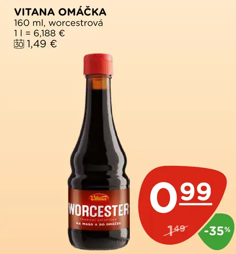Vitana omáčka worcestrová