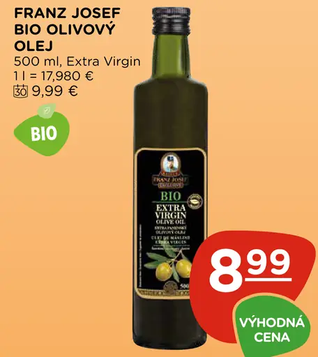 Franz Josef Bio Olivový Olej Extra Virgin