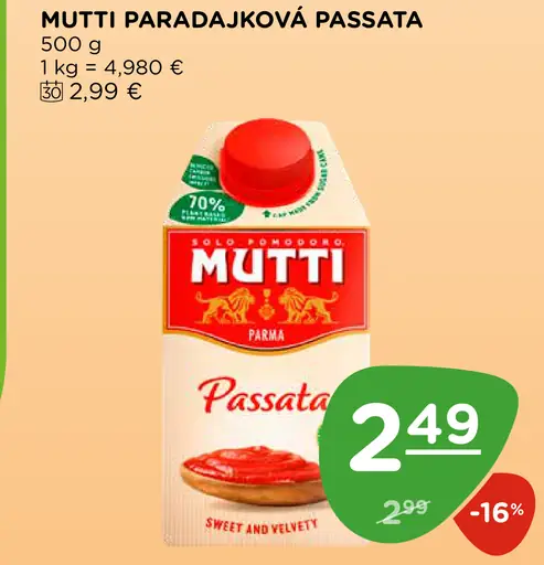 Mutti paradajková passata