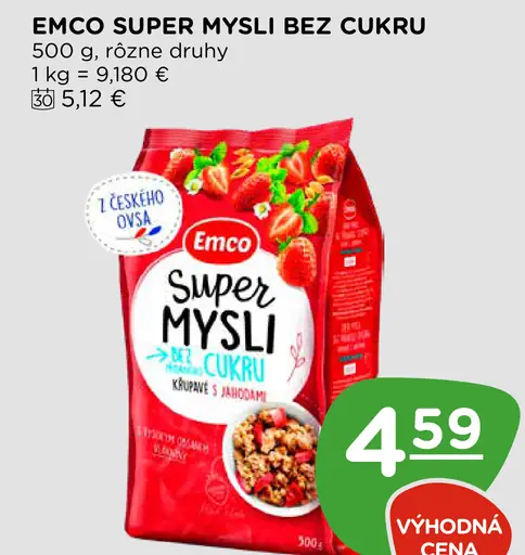 Emco Super Mysli bez cukru