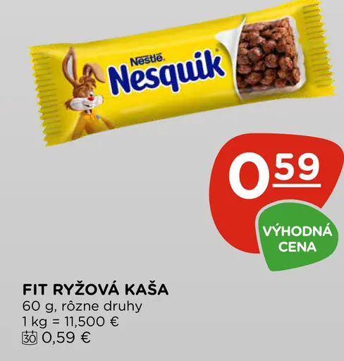 Fit ryžová kaša čokoládová