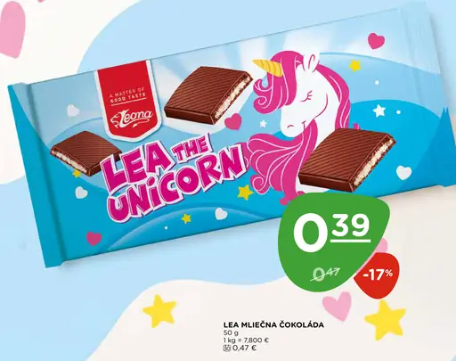 Lea Mliečna čokoláda