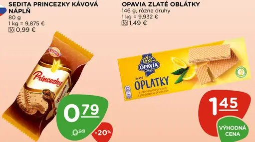 Opavia Zlate oblátky