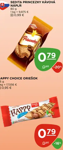 Sedita Princezky kávová náplň