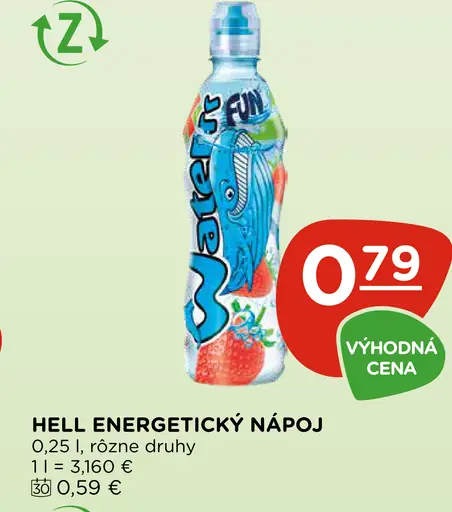 Hell energetický nápoj plechovka