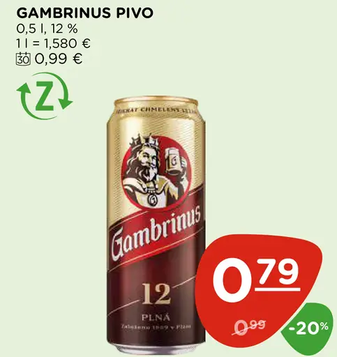 Gambrinus pivo