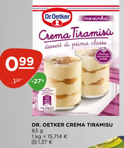 Dr. Oetker Crema Tiramisù