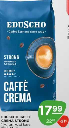 Eduscho Caffè Crema zrnková káva