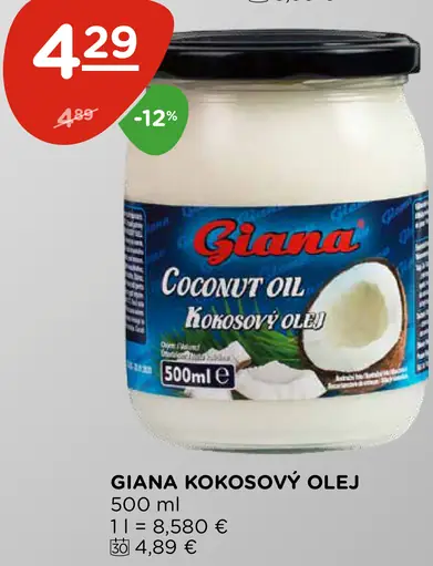 Giana Kokosový olej