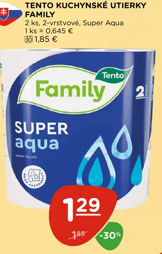 Tento Family Super Aqua kuchynské utierky