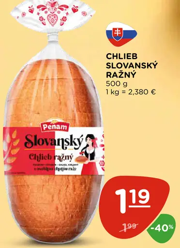 Penam slovenský ražný chlieb