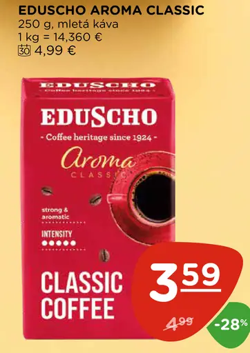 Eduscho Aroma Classic pražená mletá káva