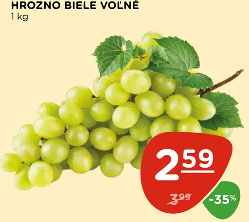 Hrozno biele