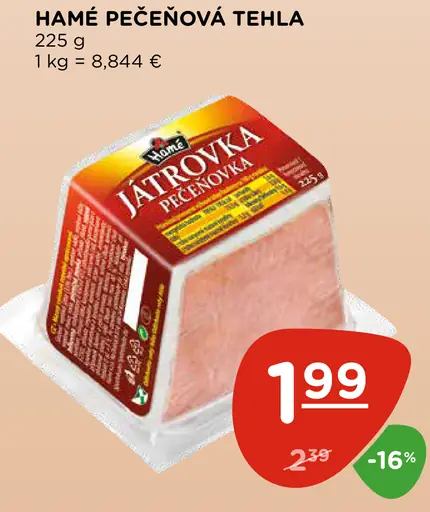 Hamé pečeňová tehla