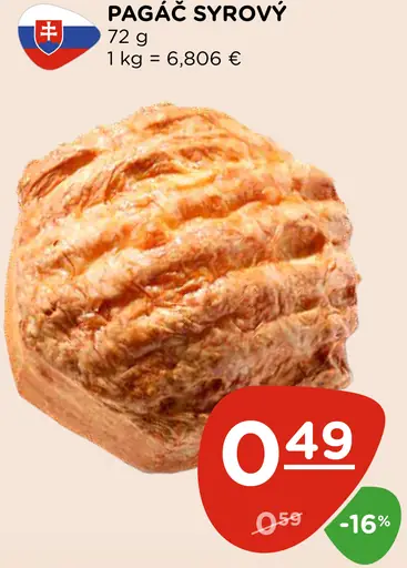 Pagáč syrový