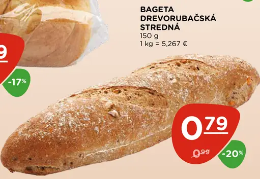 Bageta drevorubačská stredná
