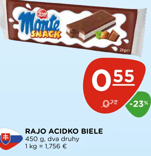 Rajo Ačidko biele