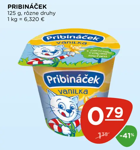 Pribináček Vanilka