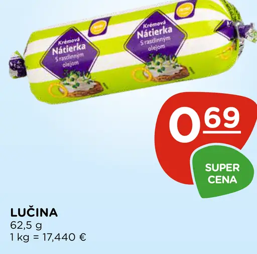 Lučina čistá tvarohová