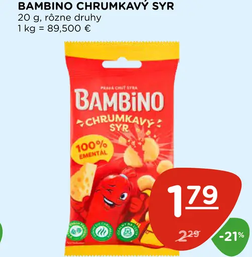 Bambino Chrumkavý syr