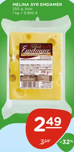 Melina Syr Emmentaler
