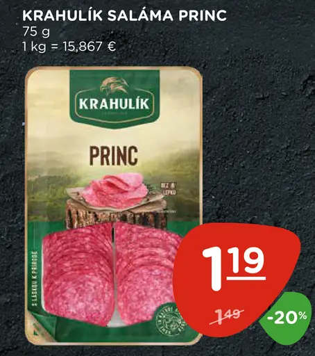 Krahulík saláma Princ