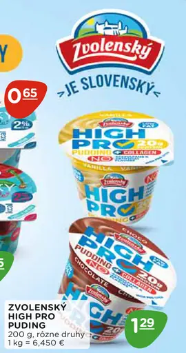 Zvolenský High Pro pudding