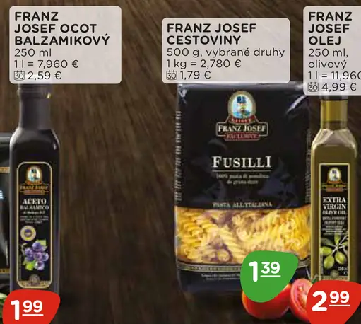 Franz Josef cestoviny fusilli