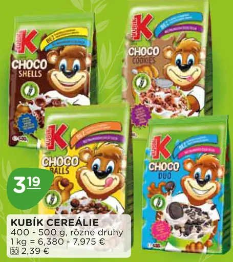 Kubík cereálie