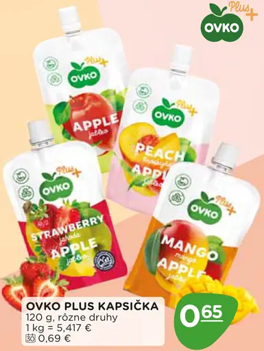 Ovko Plus ovocná kapsička