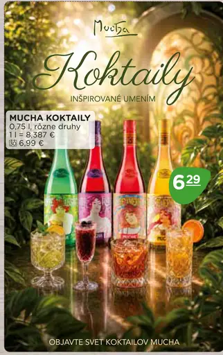 Mucha koktaily
