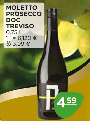 Moletto DOC Treviso Frizzante Prosecco
