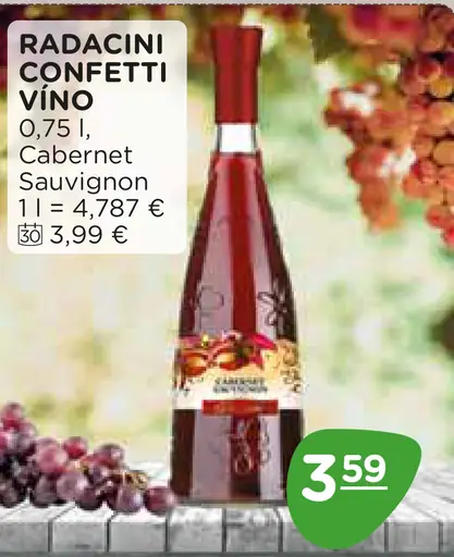 Radacini Confetti Vino Cabernet Sauvignon