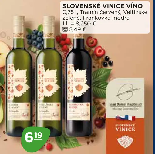 Slovenské vinice Tramín červený