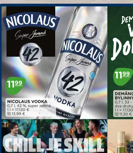Nicolaus Ultra jemná vodka