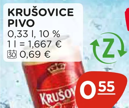 Krušovice pivo