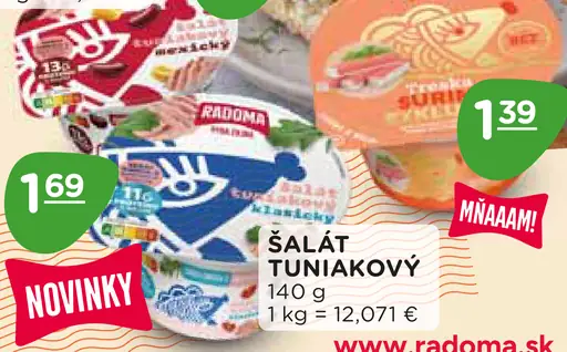 Radoma tuniakový šalát