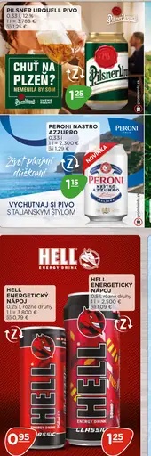 Pilsner Urquell pivo plechovka