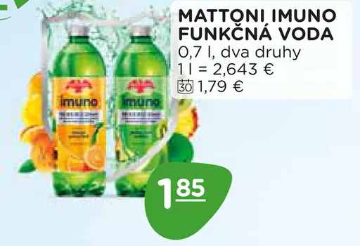 Mattoni Imuno funkčná voda
