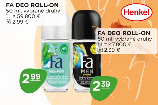 Fa deo roll-on