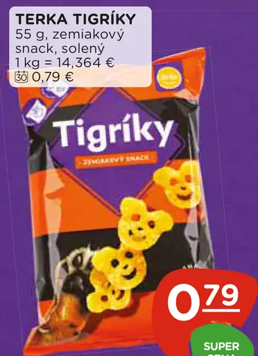 Terka Tigríky zemiakový snack