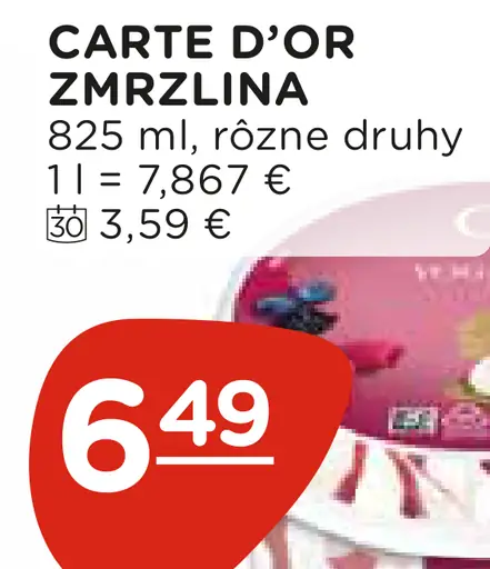 Carte D'Or zmrzlina