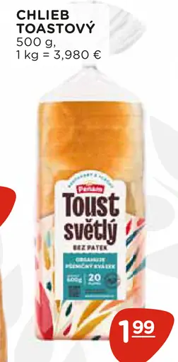 Penam chlieb toastový