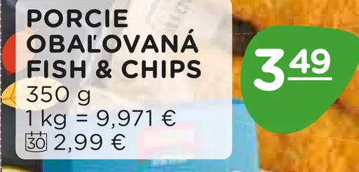 Radoma porcie obalovaná Fish & Chips