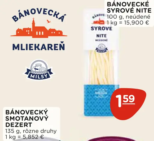 Bánovecké syrové nite
