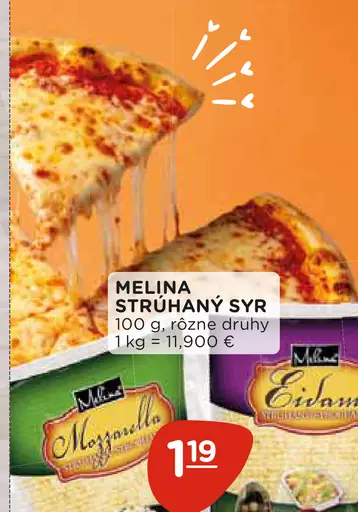 Melina strúhaný syr